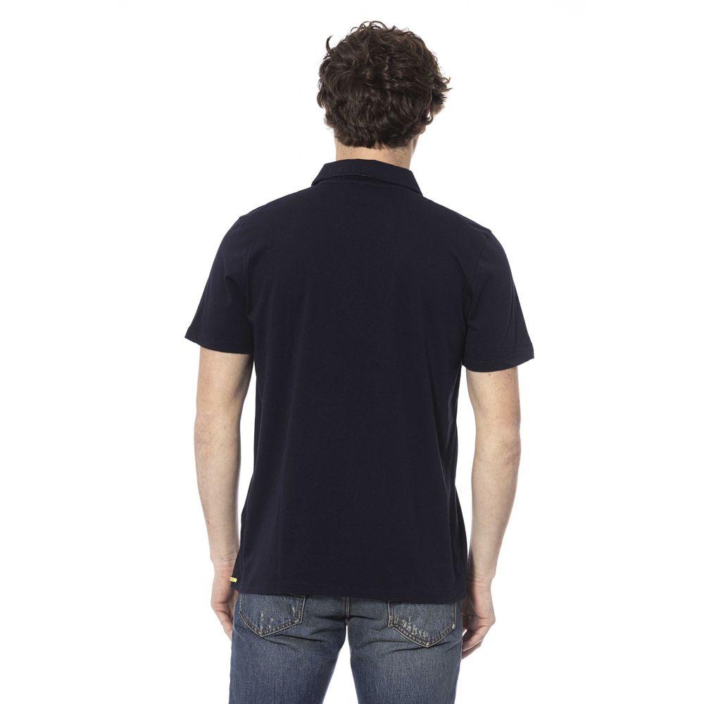 Distretto12 Elegant Cotton Polo in Classic Blue - PER.FASHION