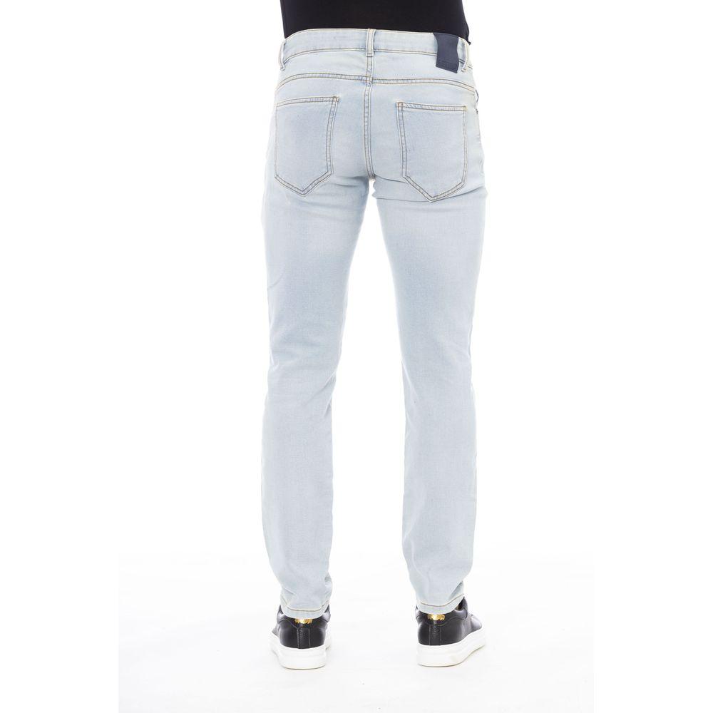 Distretto12 Elegant Light Blue Men's Slim Fit Jeans - PER.FASHION