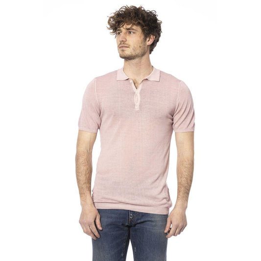 Distretto12 Elegant Pink Cotton Polo Shirt - PER.FASHION