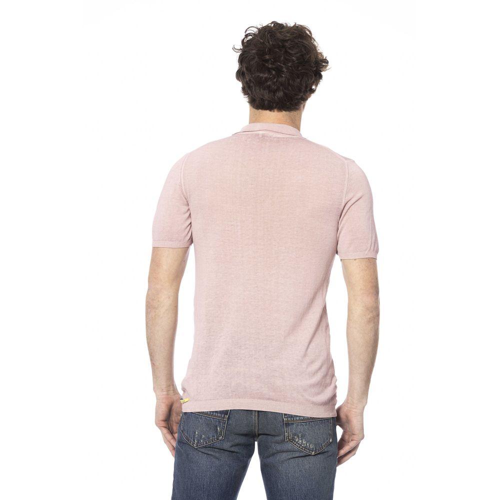 Distretto12 Elegant Pink Cotton Polo Shirt - PER.FASHION