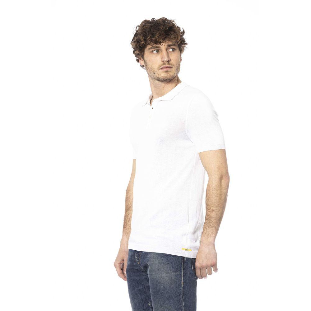 Distretto12 Elegant White Cotton Polo for Men - PER.FASHION