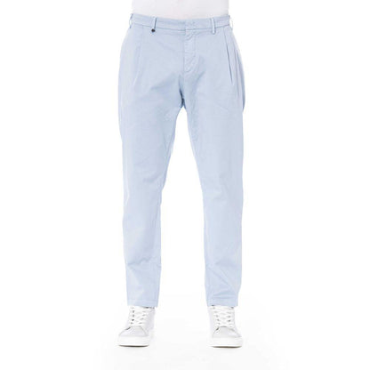 Distretto12 Light Blue Cotton Jeans & Pant - PER.FASHION
