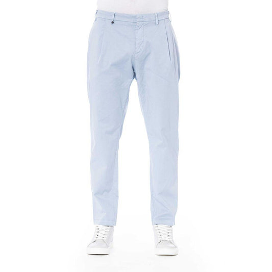Distretto12 Light Blue Cotton Jeans & Pant - PER.FASHION