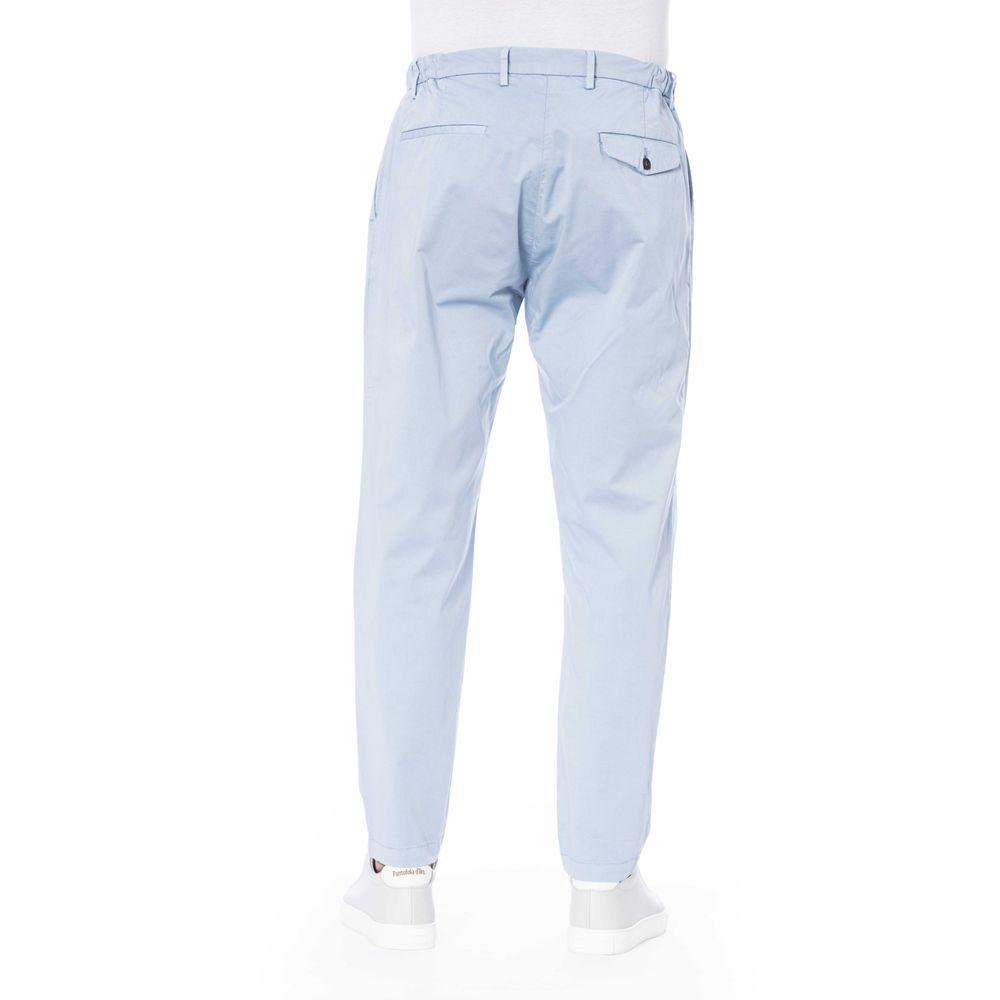 Distretto12 Light Blue Cotton Jeans & Pant - PER.FASHION