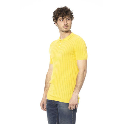 Distretto12 Sunshine Yellow Short Sleeve Polo - PER.FASHION