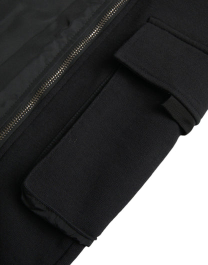 Dolce & Gabbana Black Cotton Blend Skinny Pants - PER.FASHION