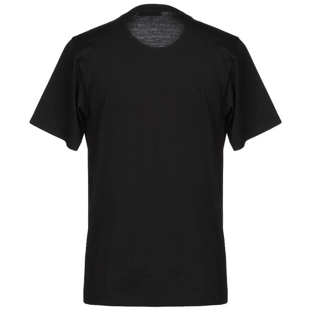 Dolce & Gabbana Black Cotton T-Shirt - PER.FASHION