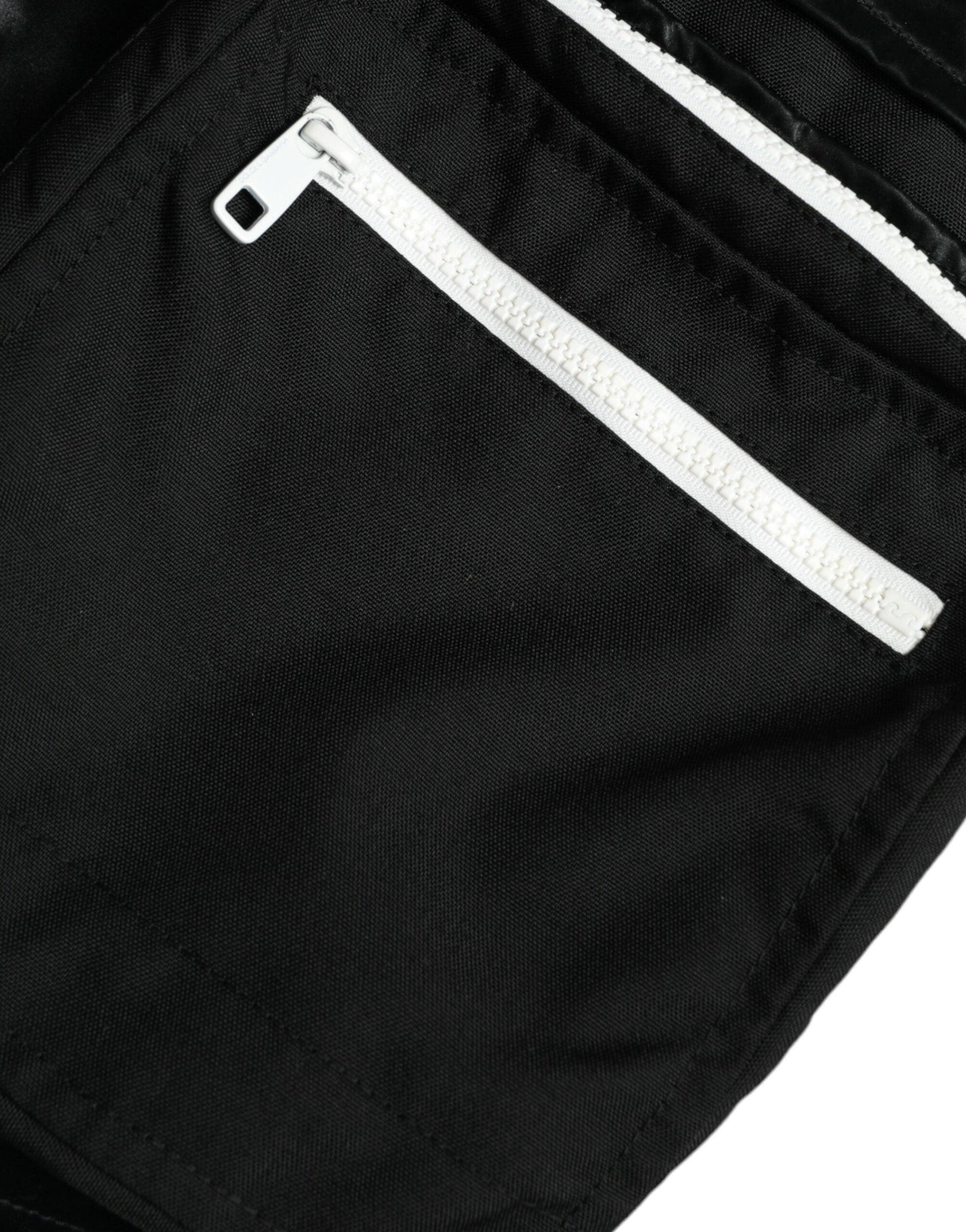 Dolce & Gabbana Black Nylon Cargo Jogger Men Sweatpants Pants - PER.FASHION