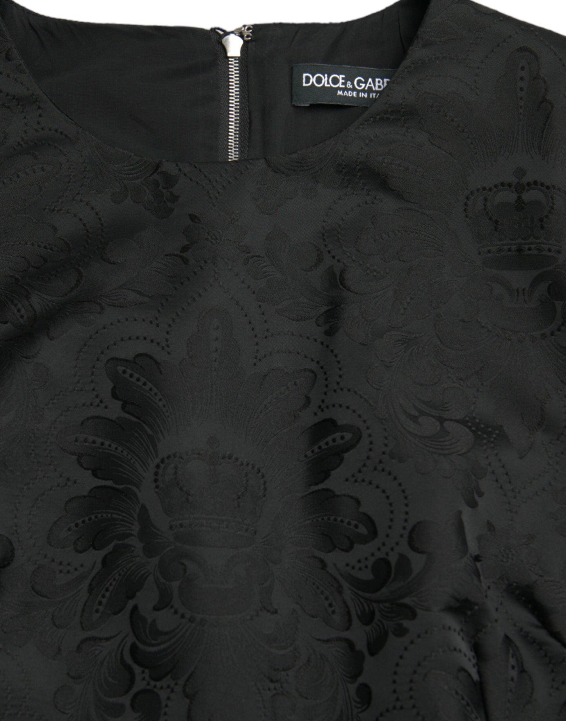 Dolce & Gabbana Black Sleeveless Bodycon A-line Mini Dress - PER.FASHION