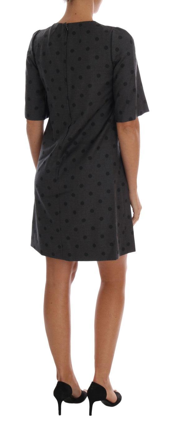 Dolce & Gabbana Chic Polka Dotted Wool Dress - PER.FASHION