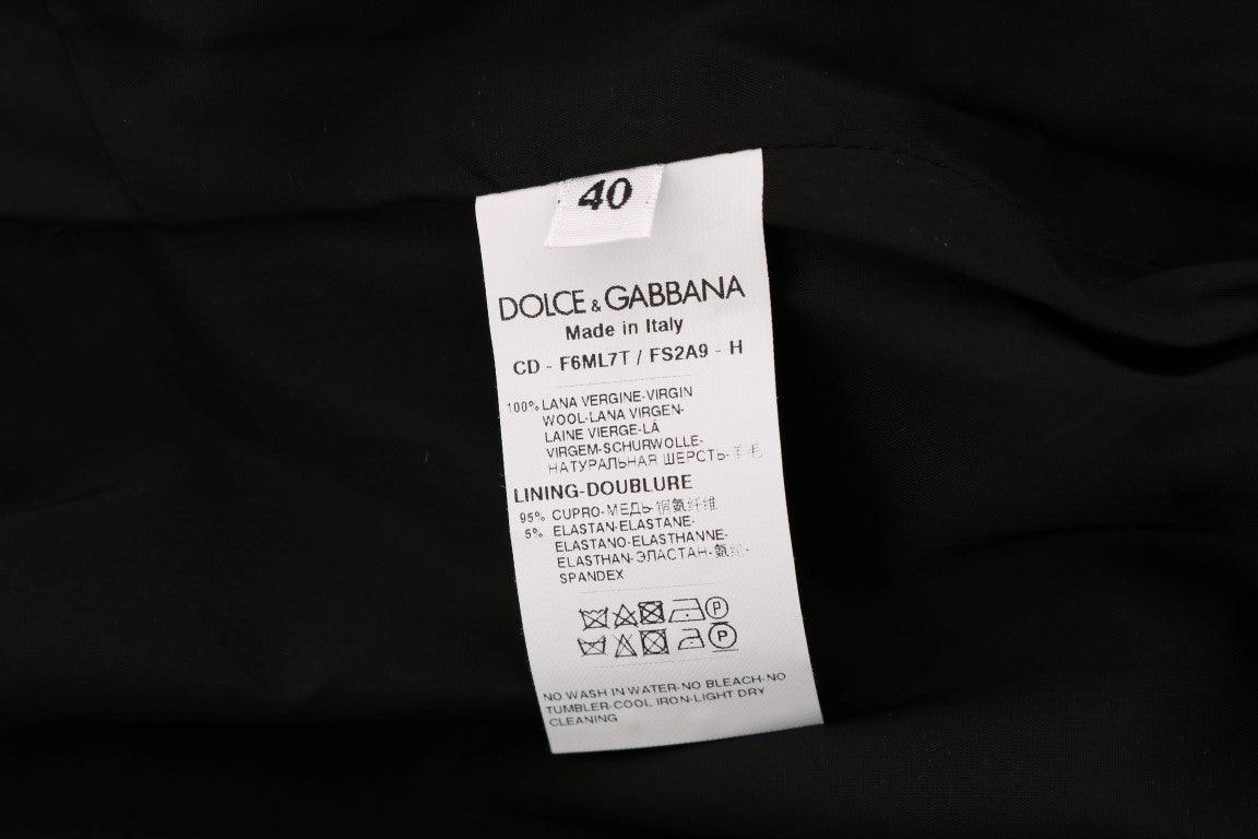 Dolce & Gabbana Chic Polka Dotted Wool Dress - PER.FASHION