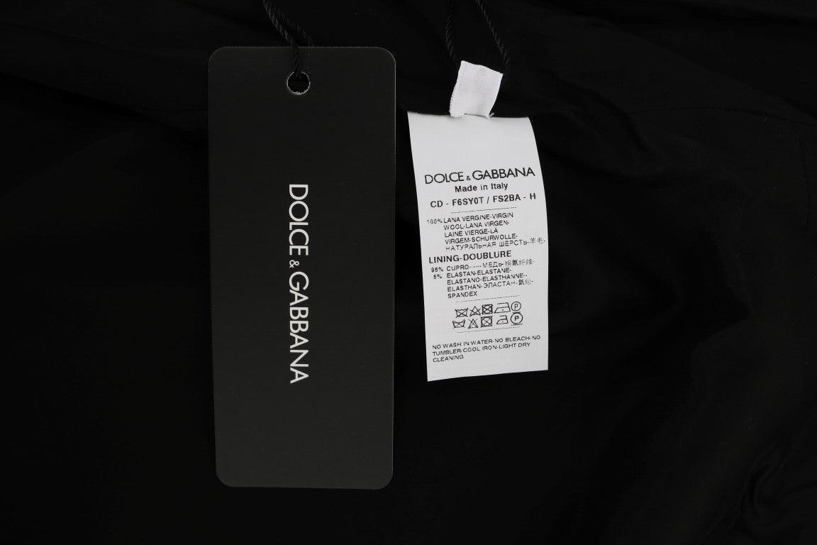 Dolce & Gabbana Chic Sleeveless Polka Dotted Wool Dress - PER.FASHION
