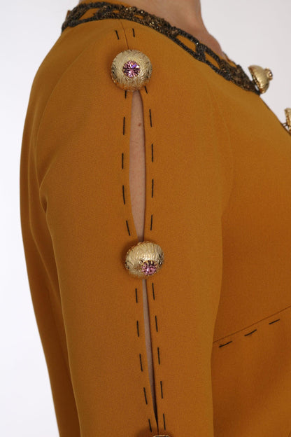 Dolce & Gabbana Crystal Embellished Mini Dress - Luxe Charm - PER.FASHION