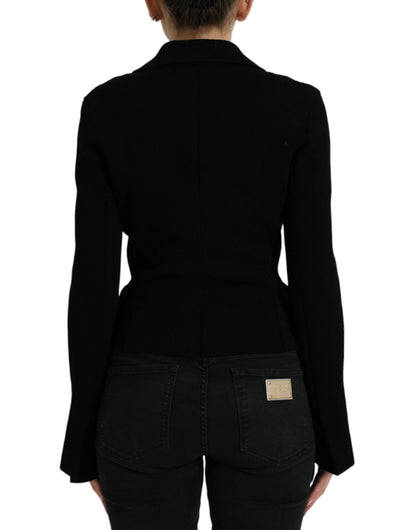 Dolce & Gabbana Elegant Black Designer Blazer for Women - PER.FASHION