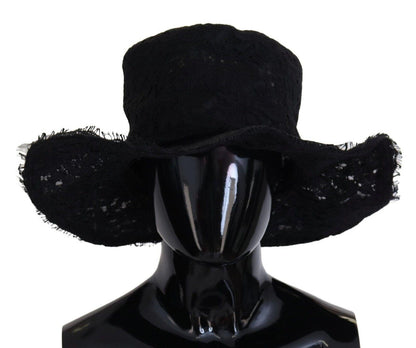 Dolce & Gabbana Elegant Black Top Hat - Timeless Fashion Statement - PER.FASHION