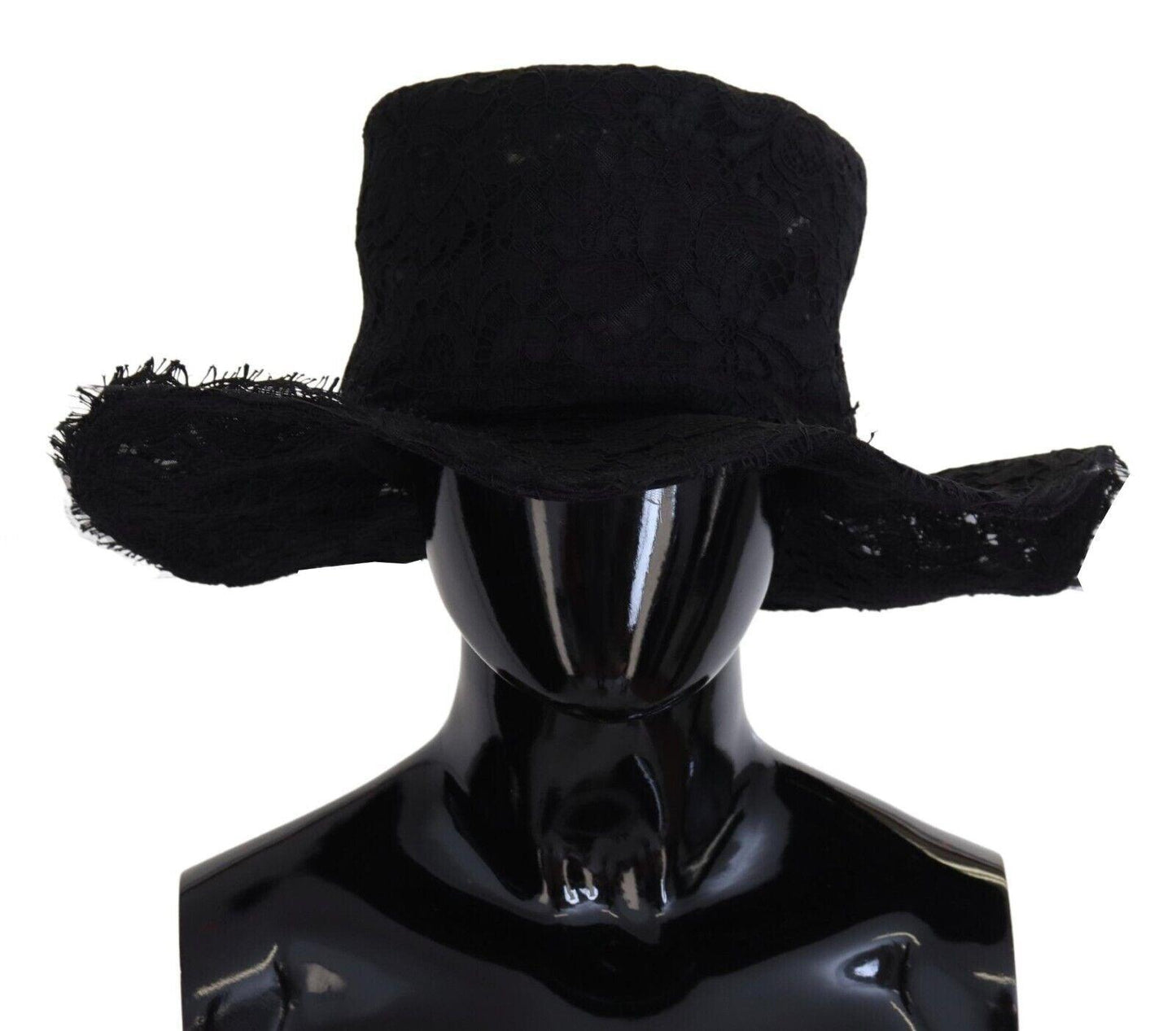 Dolce & Gabbana Elegant Black Top Hat - Timeless Fashion Statement - PER.FASHION