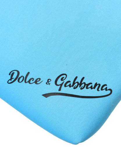 Dolce & Gabbana Elegant Blue Hand Pouch with Strap - PER.FASHION