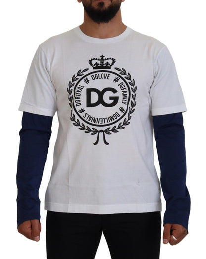 Dolce & Gabbana Elegant Crew-Neck Pullover Sweater - PER.FASHION