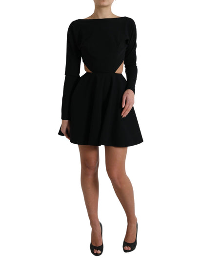 Dolce & Gabbana Elegant Cut Out A-Line Mini Dress - PER.FASHION