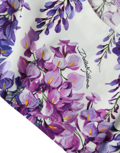 Dolce & Gabbana Elegant Floral Cropped Top - PER.FASHION