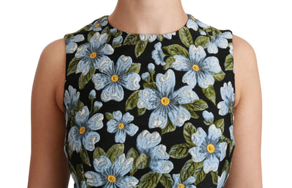 Dolce & Gabbana Elegant Floral Mini Shift Dress - PER.FASHION