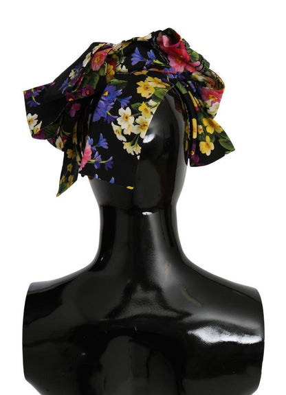 Dolce & Gabbana Elegant Floral Silk Headband Diadem Tiara - PER.FASHION