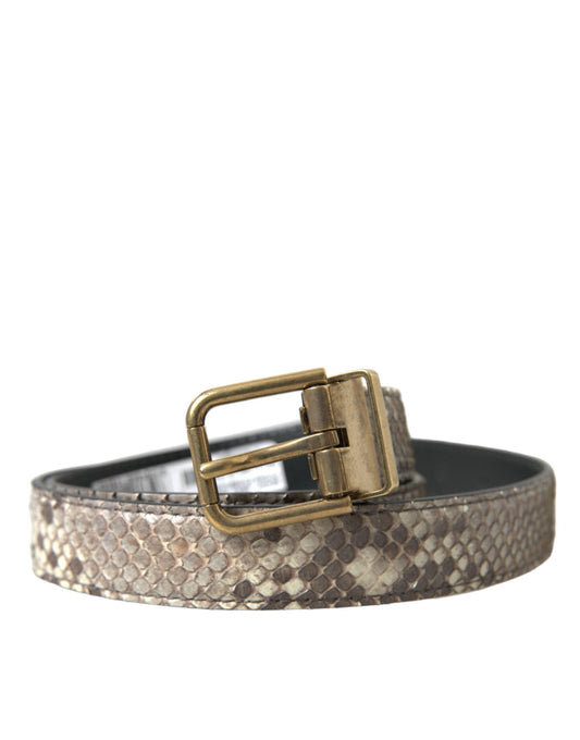 Dolce & Gabbana Elegant Italian Leather Belt - PER.FASHION