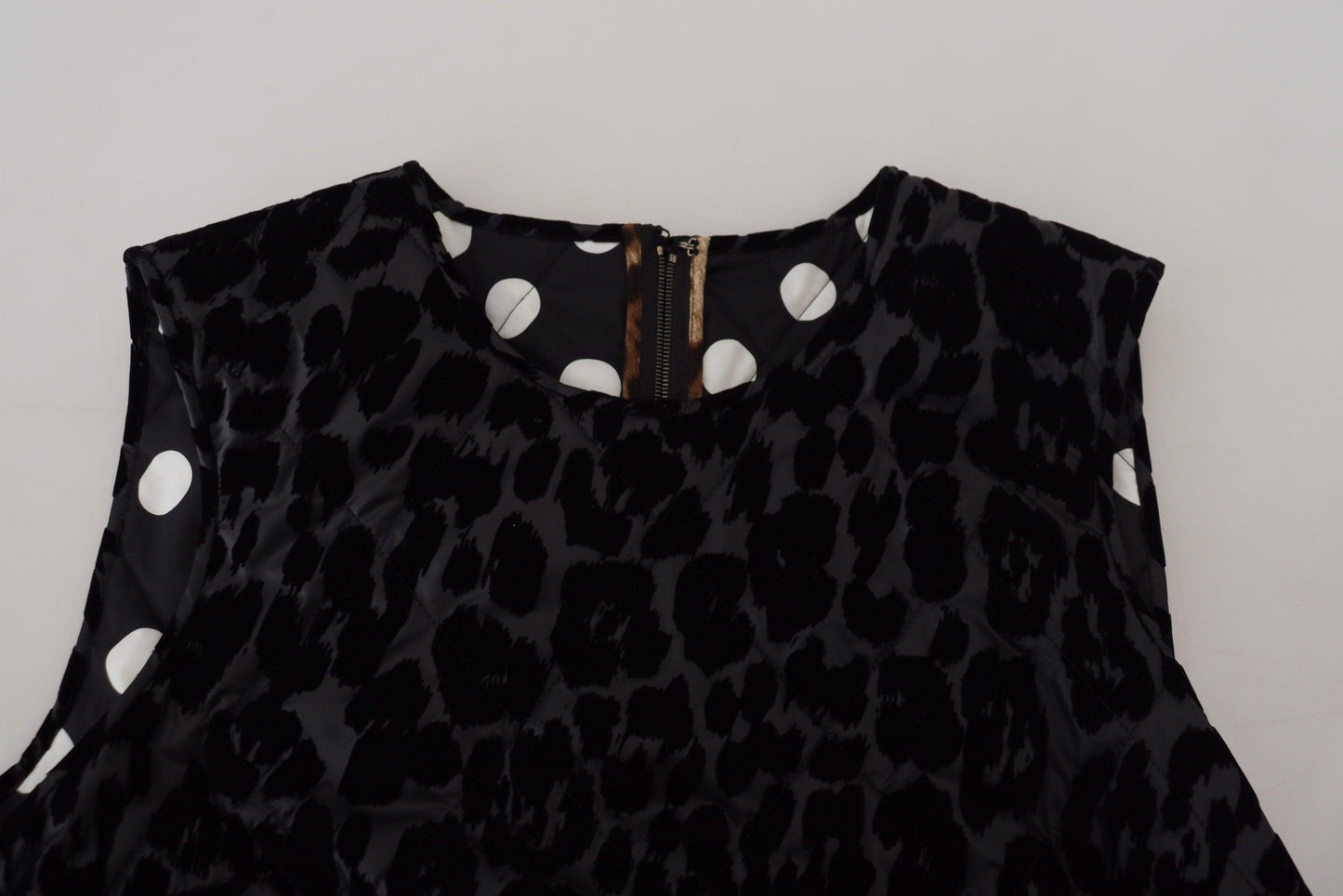 Dolce & Gabbana Elegant Leopard Pattern Mini Shift Dress - PER.FASHION