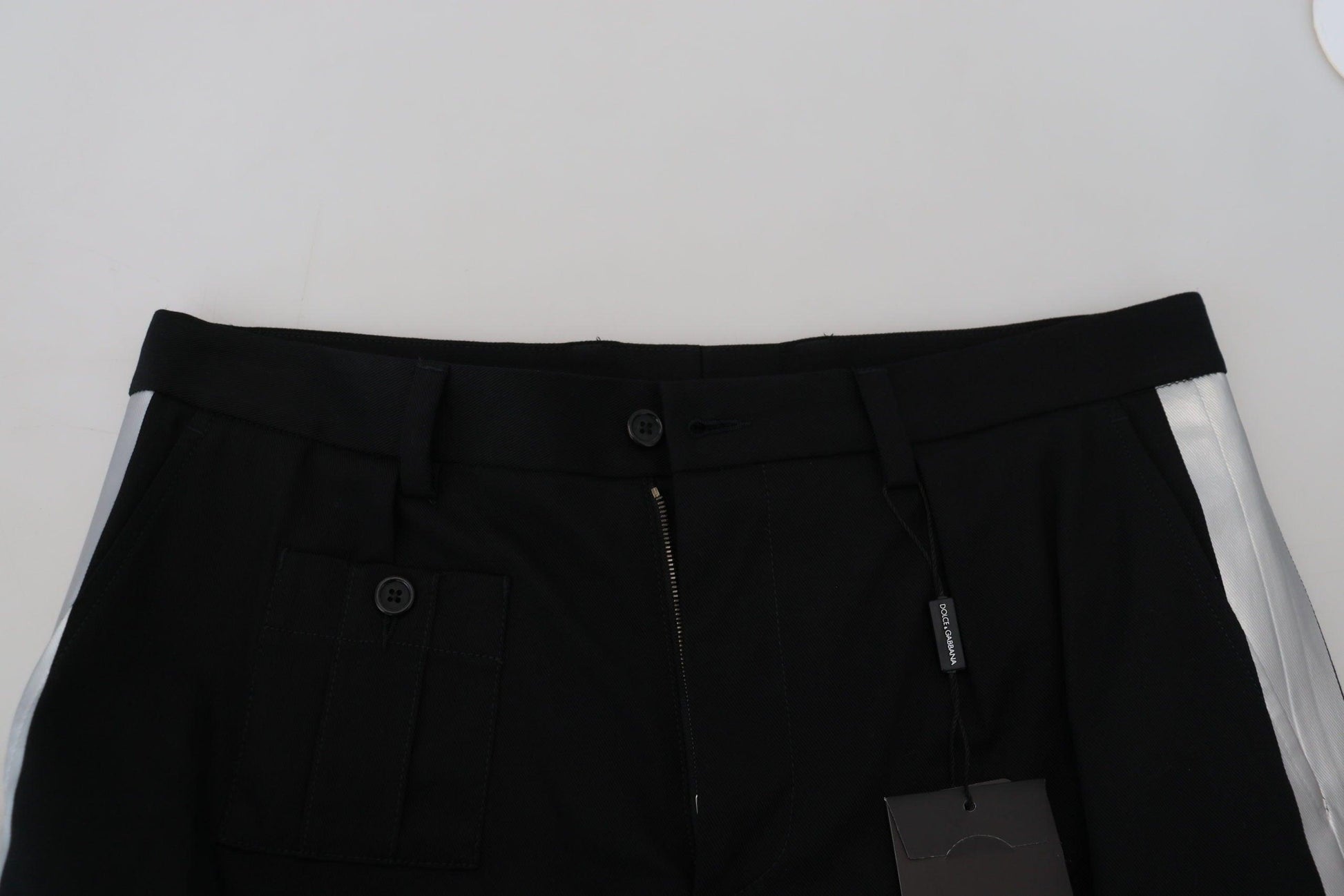 Dolce & Gabbana Elegant MainLine Black Shorts - PER.FASHION