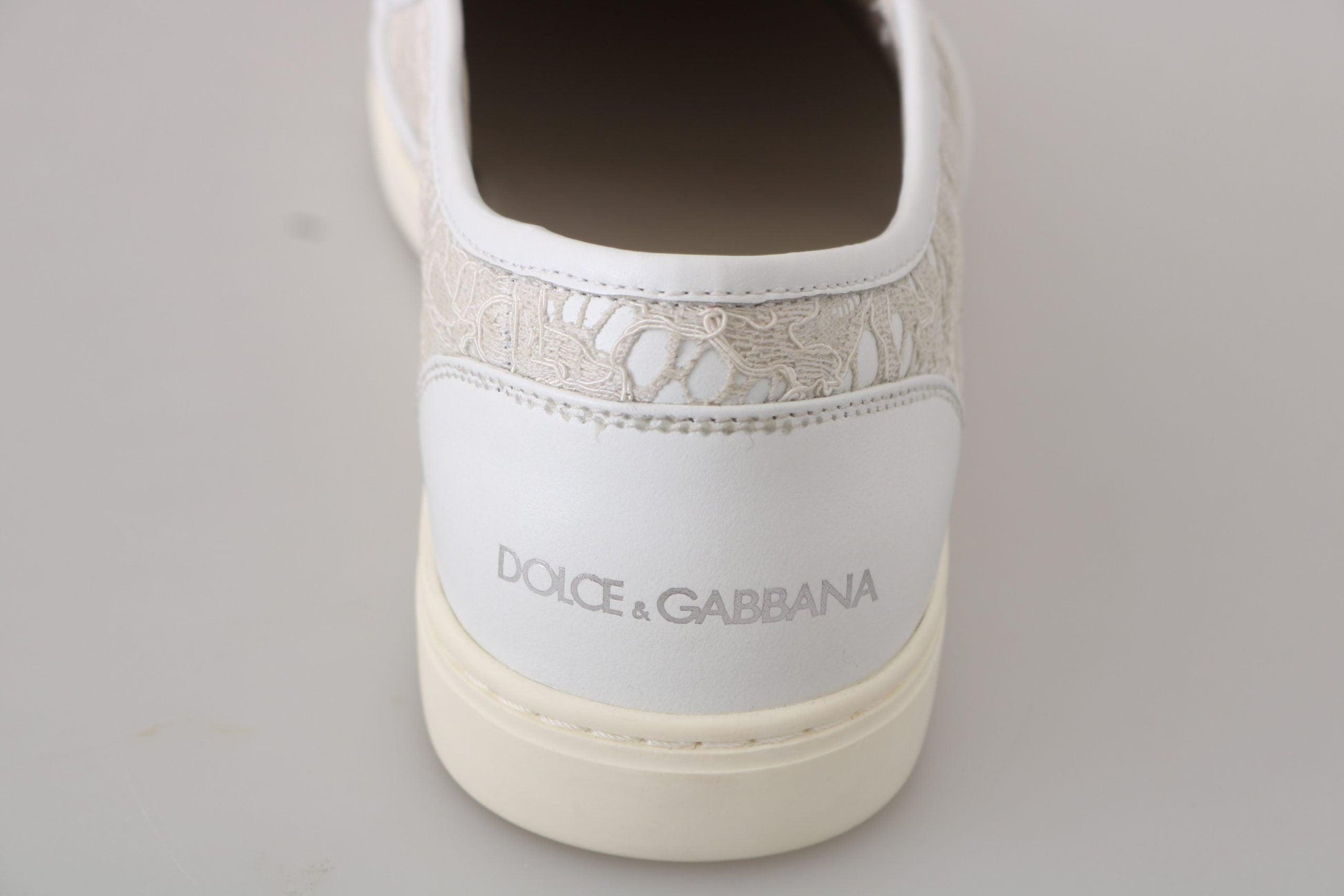 Dolce & Gabbana Elegant Off White Loafers for Ladies - PER.FASHION
