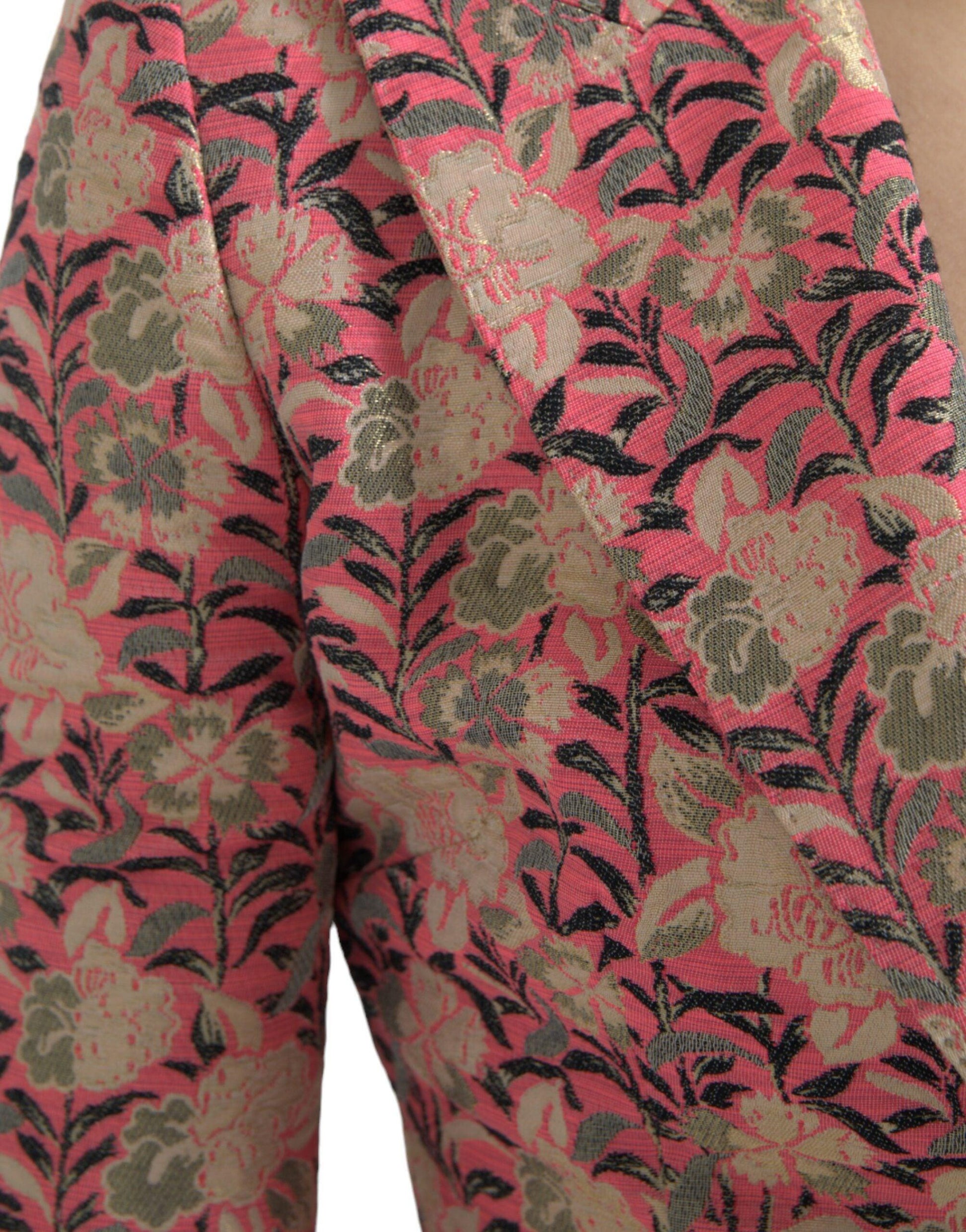 Dolce & Gabbana Elegant Pink Slim Fit Two-Piece Suit - PER.FASHION