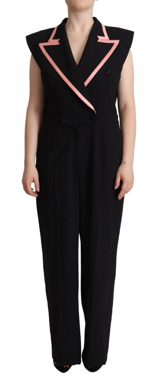 Dolce & Gabbana Elegant Sleeveless Wool Blend Jumpsuit - PER.FASHION