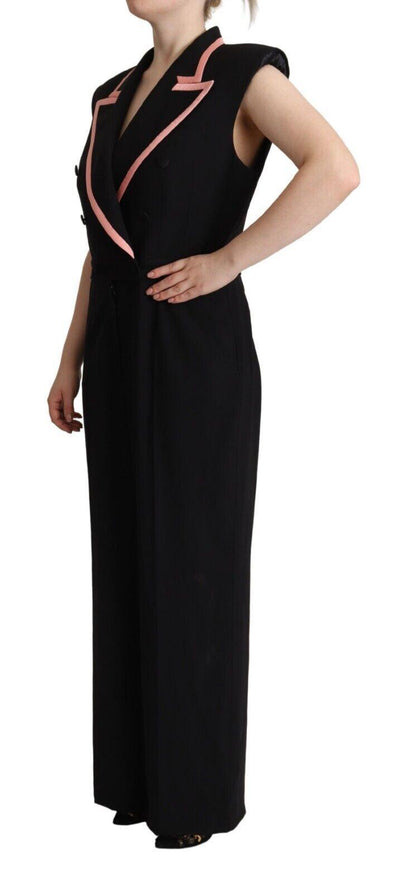 Dolce & Gabbana Elegant Sleeveless Wool Blend Jumpsuit - PER.FASHION