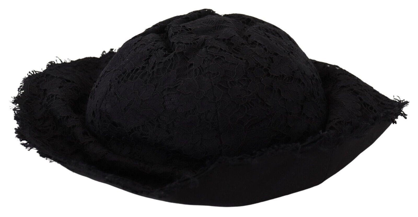 Dolce & Gabbana Elegant Sun-Ready Black Designer Hat - PER.FASHION