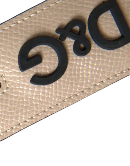 Dolce & Gabbana Elegant Trifold Leather Key Holder - PER.FASHION