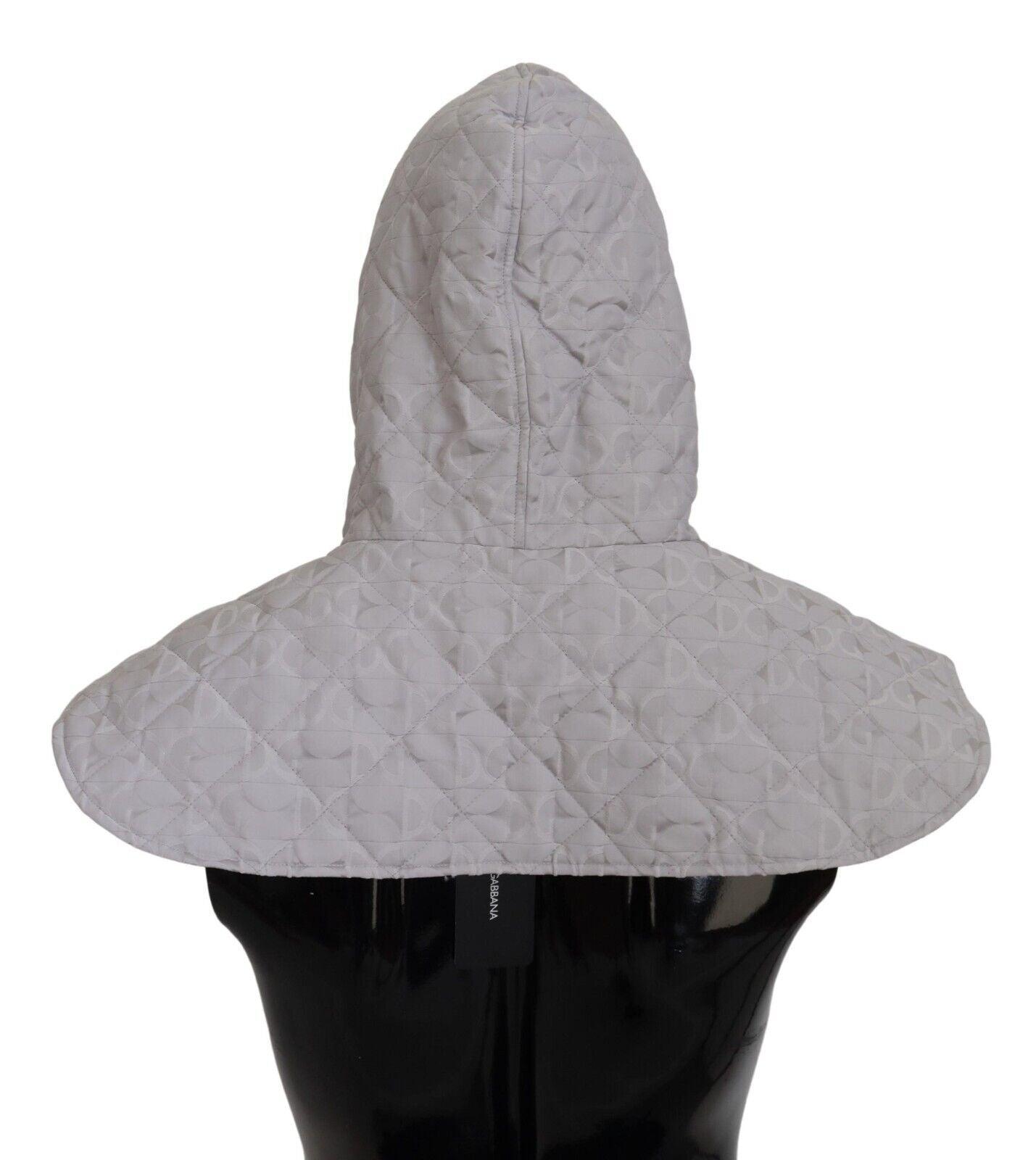 Dolce & Gabbana Elegant White Nylon Whole Head Wrap Hat - PER.FASHION
