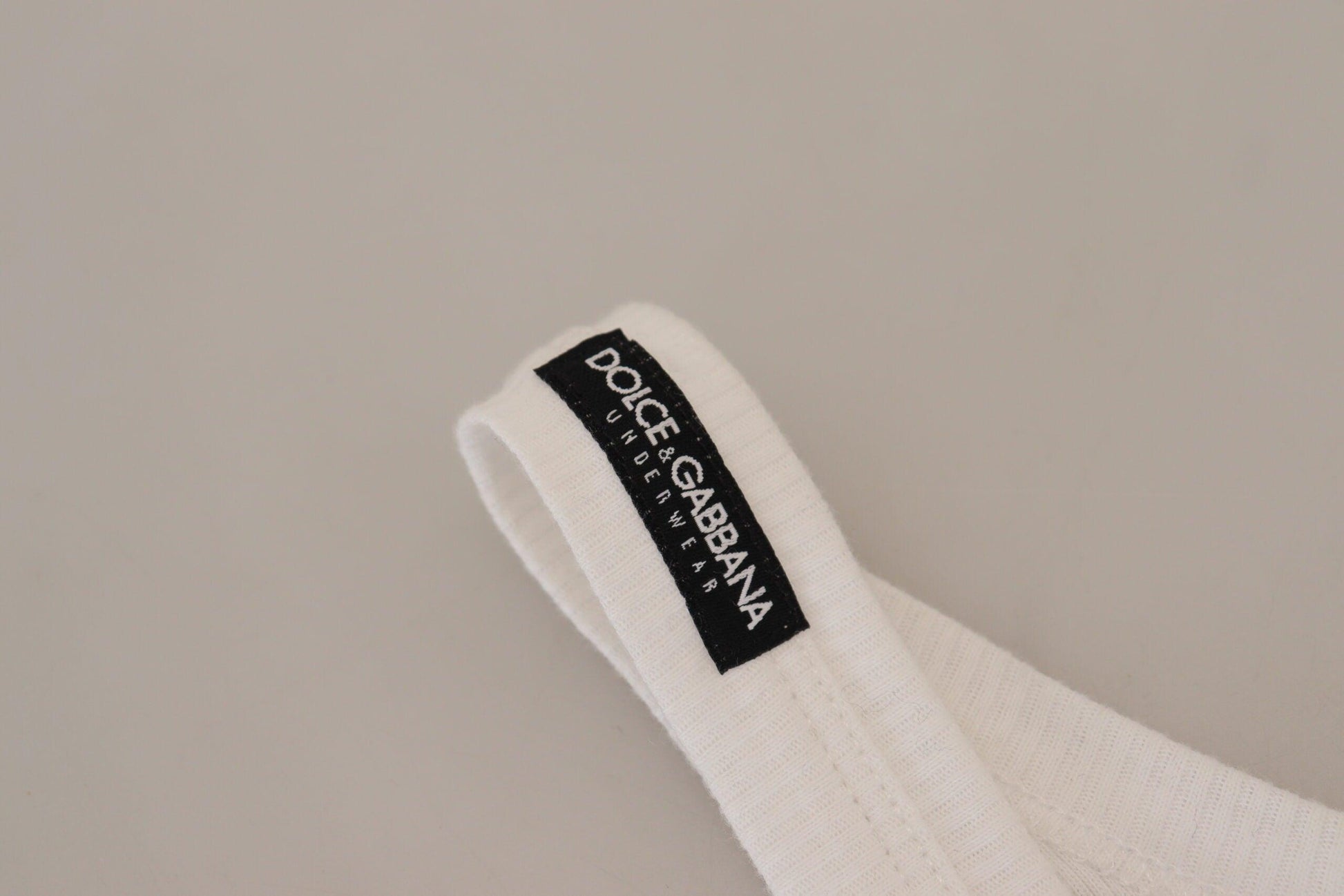 Dolce & Gabbana Elegant White Sleeveless Tank T-Shirt - PER.FASHION