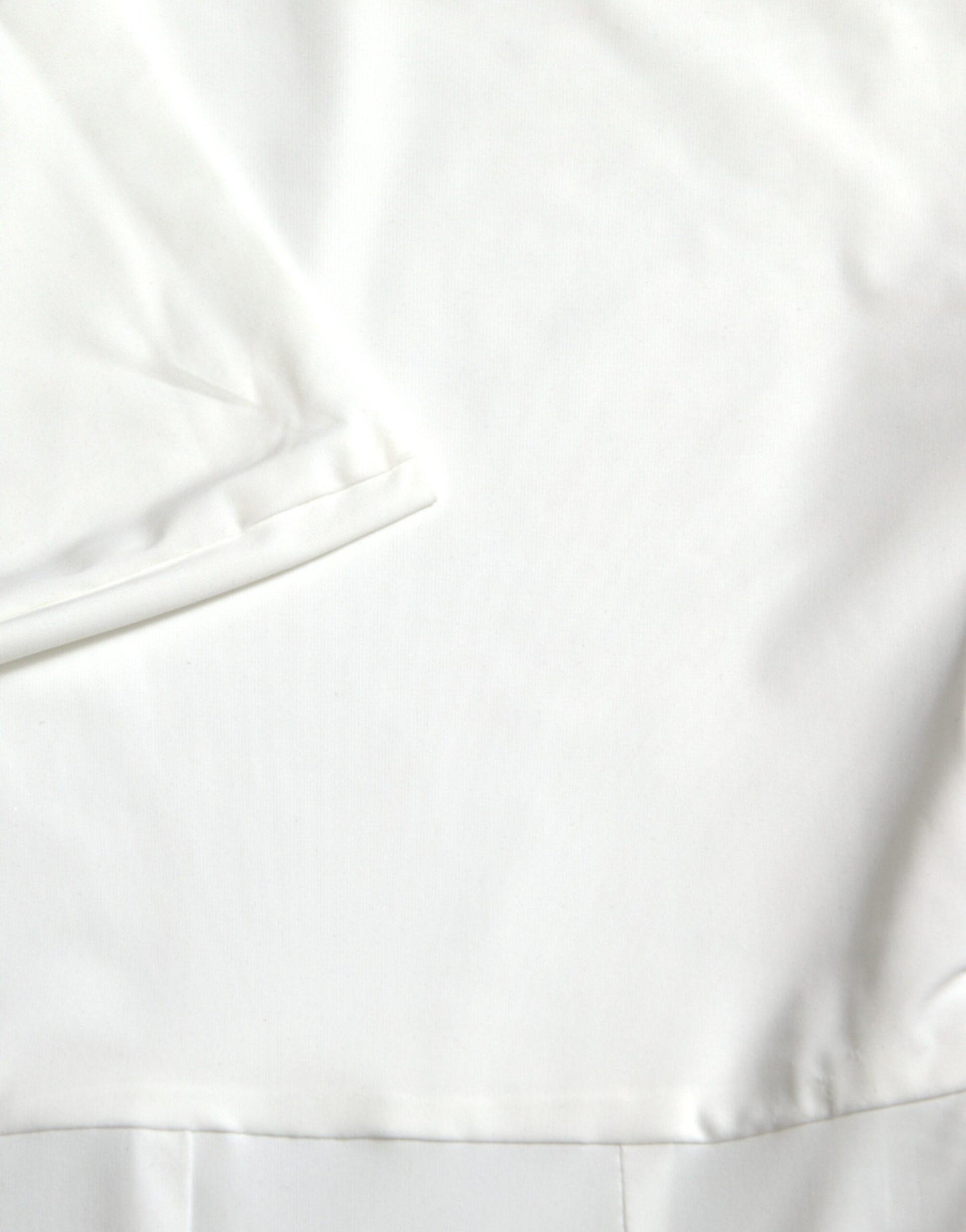 Dolce & Gabbana Elegant White Strapless Jumpsuit Dress - PER.FASHION