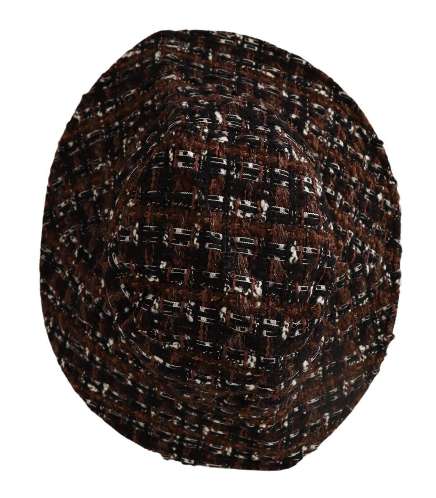 Dolce & Gabbana Elegant Woven Multicolor Bucket Hat - PER.FASHION