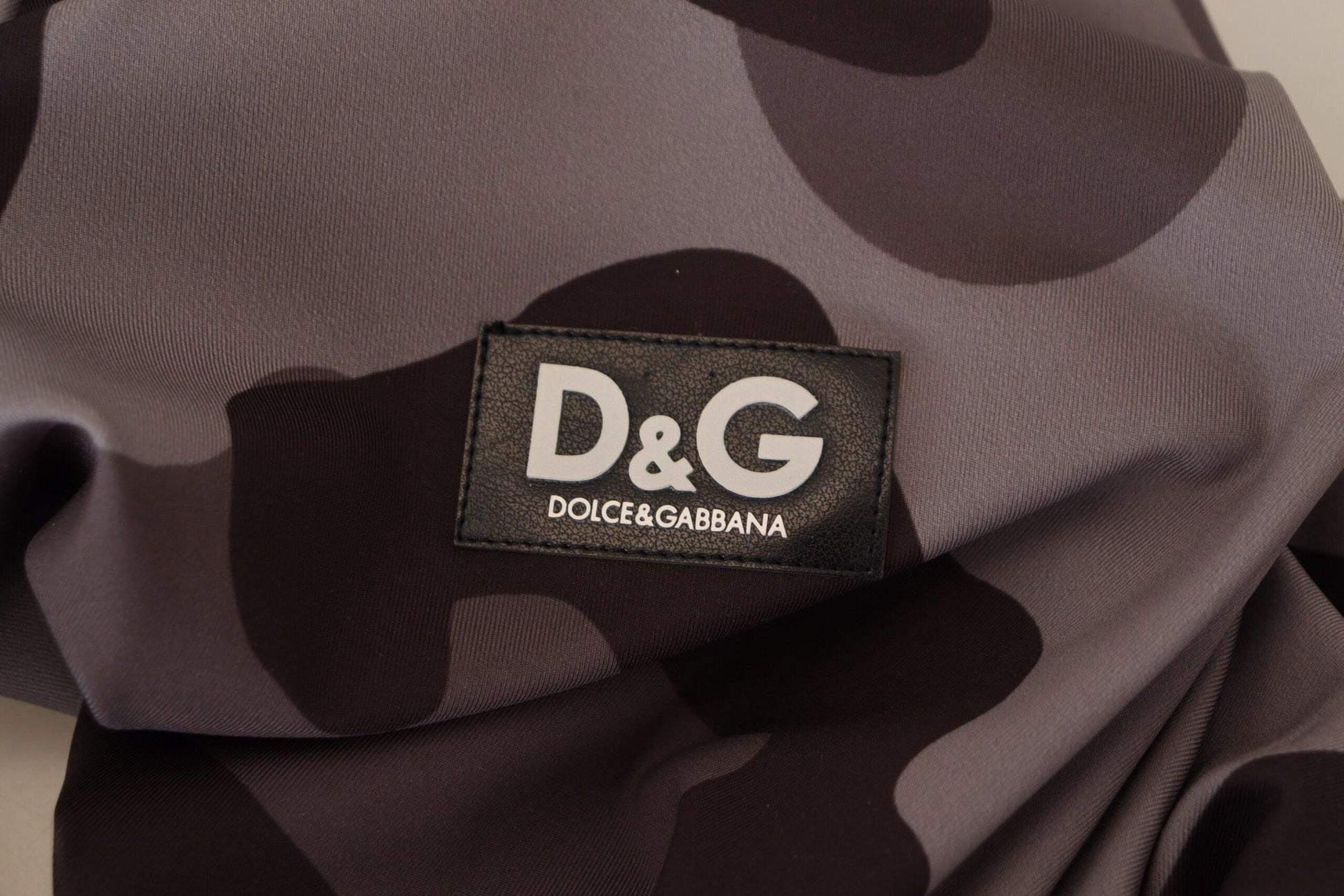 Dolce & Gabbana Elite Gray Patterned Men's Wetsuit Swimwear - PER.FASHION