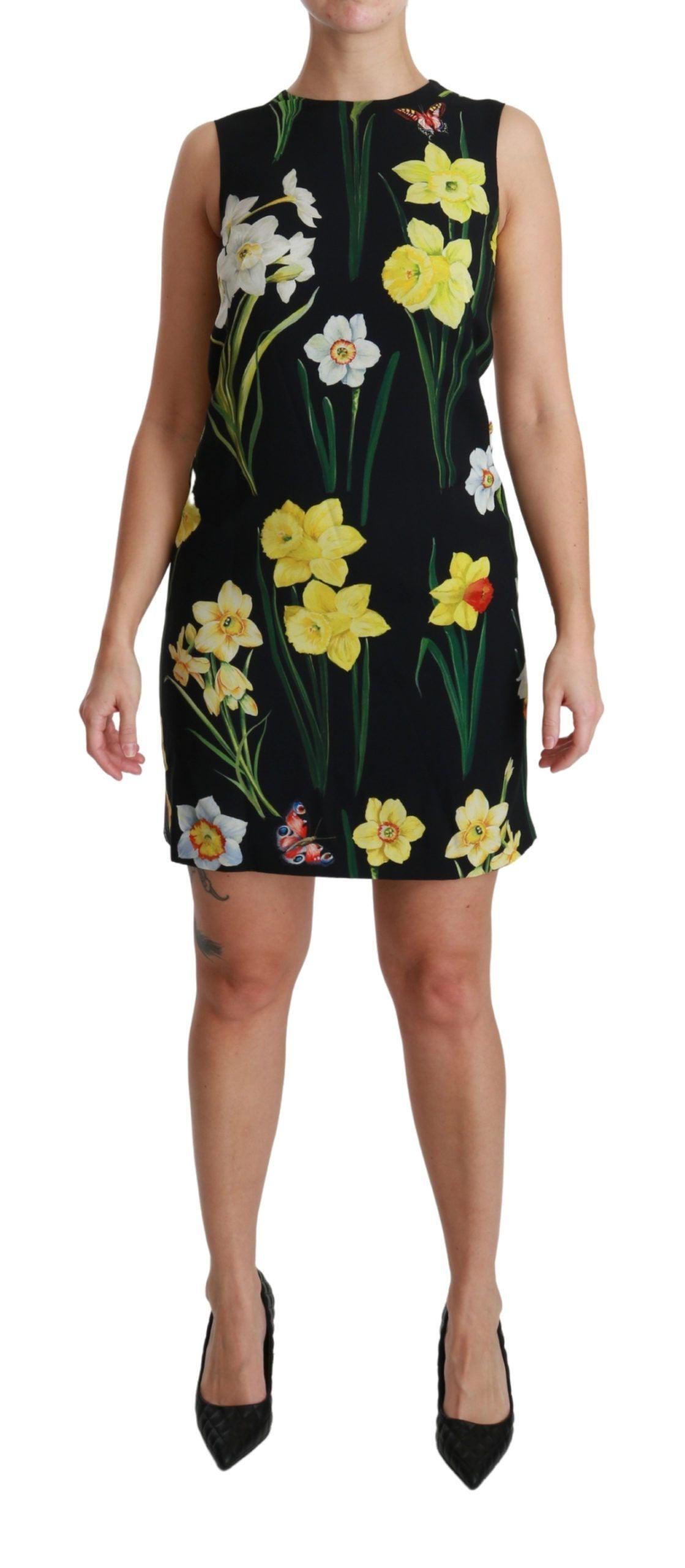 Dolce & Gabbana Floral Sheath Mini Dress - Elegance Redefined - PER.FASHION