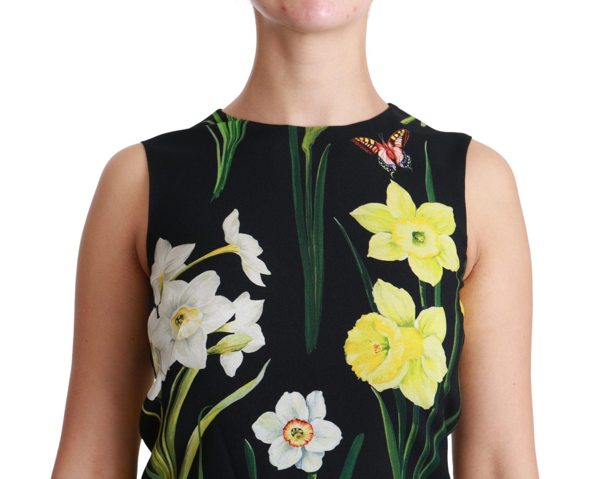 Dolce & Gabbana Floral Sheath Mini Dress - Elegance Redefined - PER.FASHION