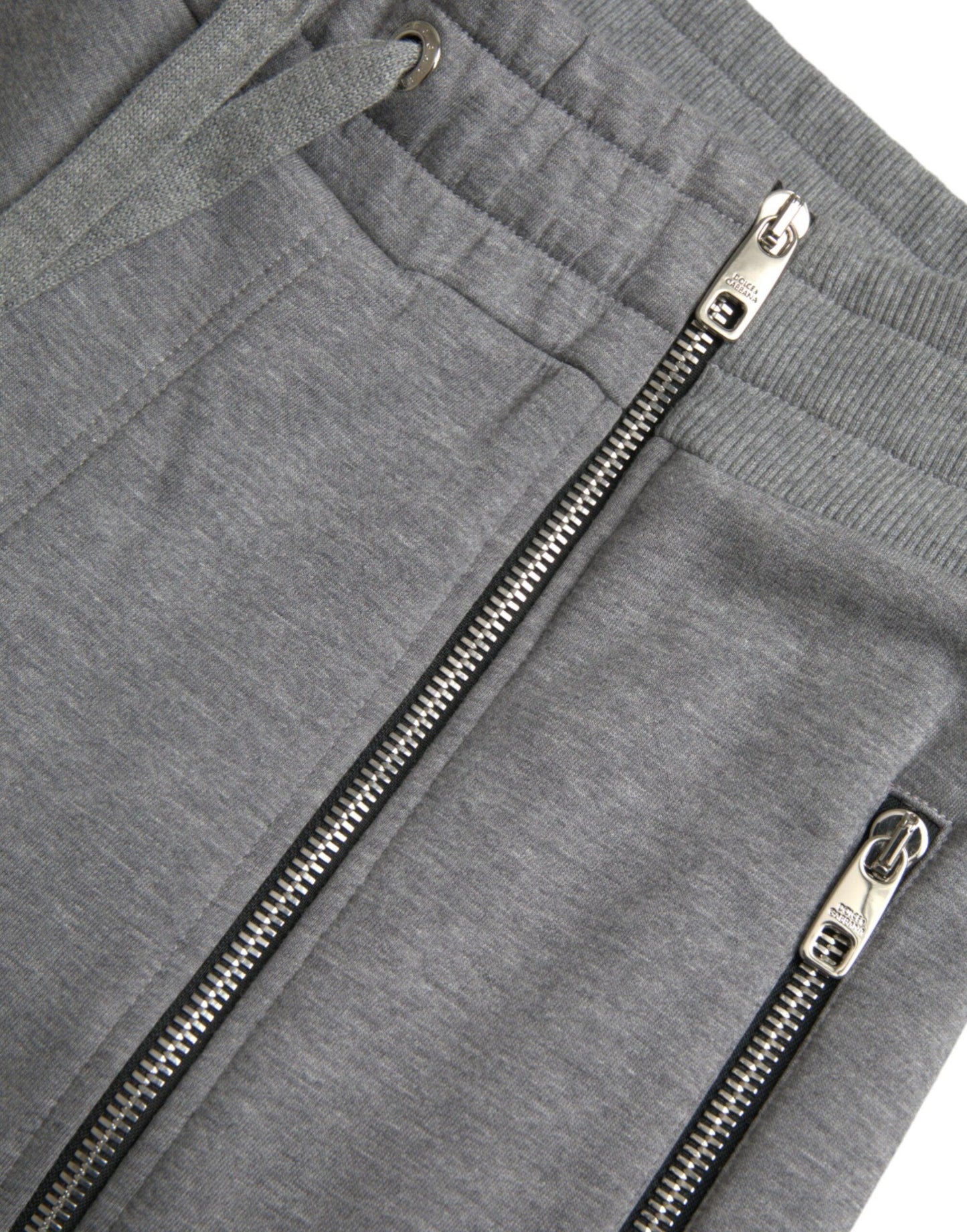 Dolce & Gabbana Gray Cotton Jogger Skinny Sweatpants Pants - PER.FASHION