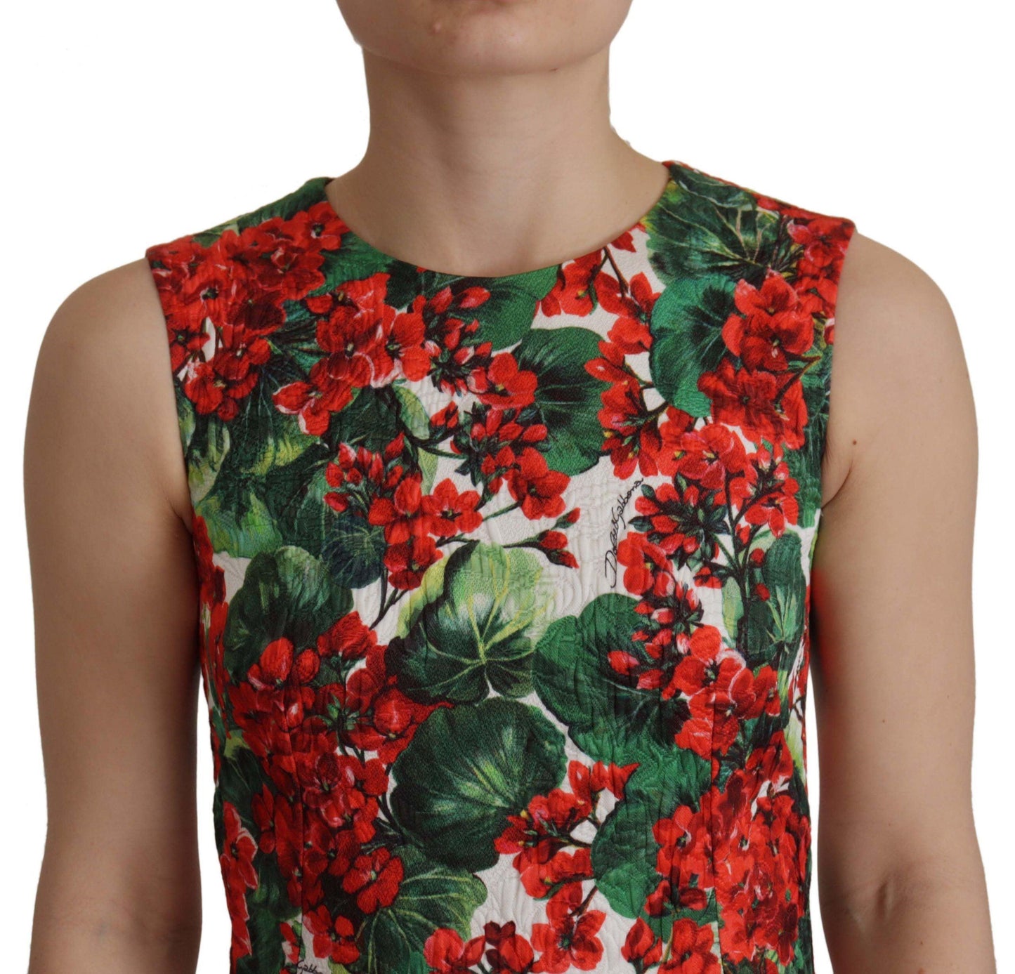 Dolce & Gabbana Multicolor Floral A-Line Dress - PER.FASHION