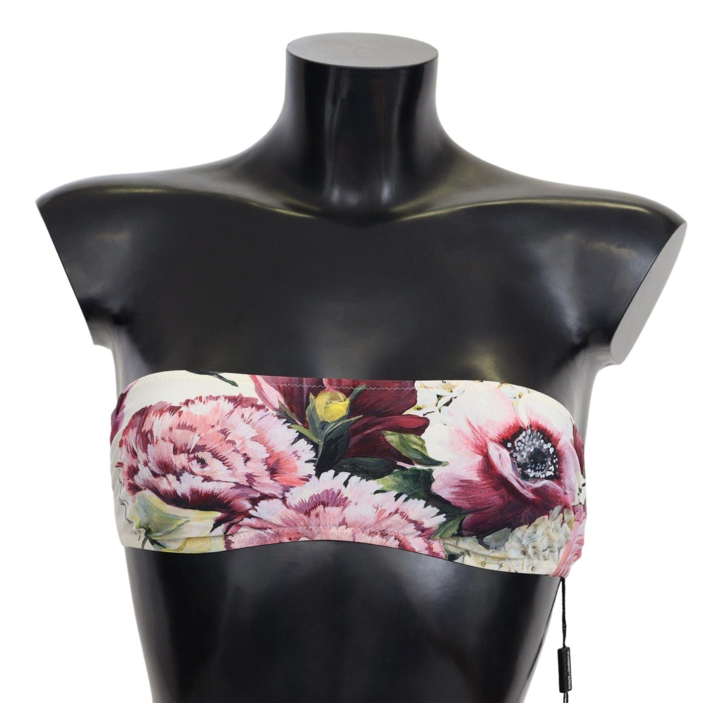 Dolce & Gabbana Multicolor Floral Bikini Top - Elegant Summer Wear - PER.FASHION