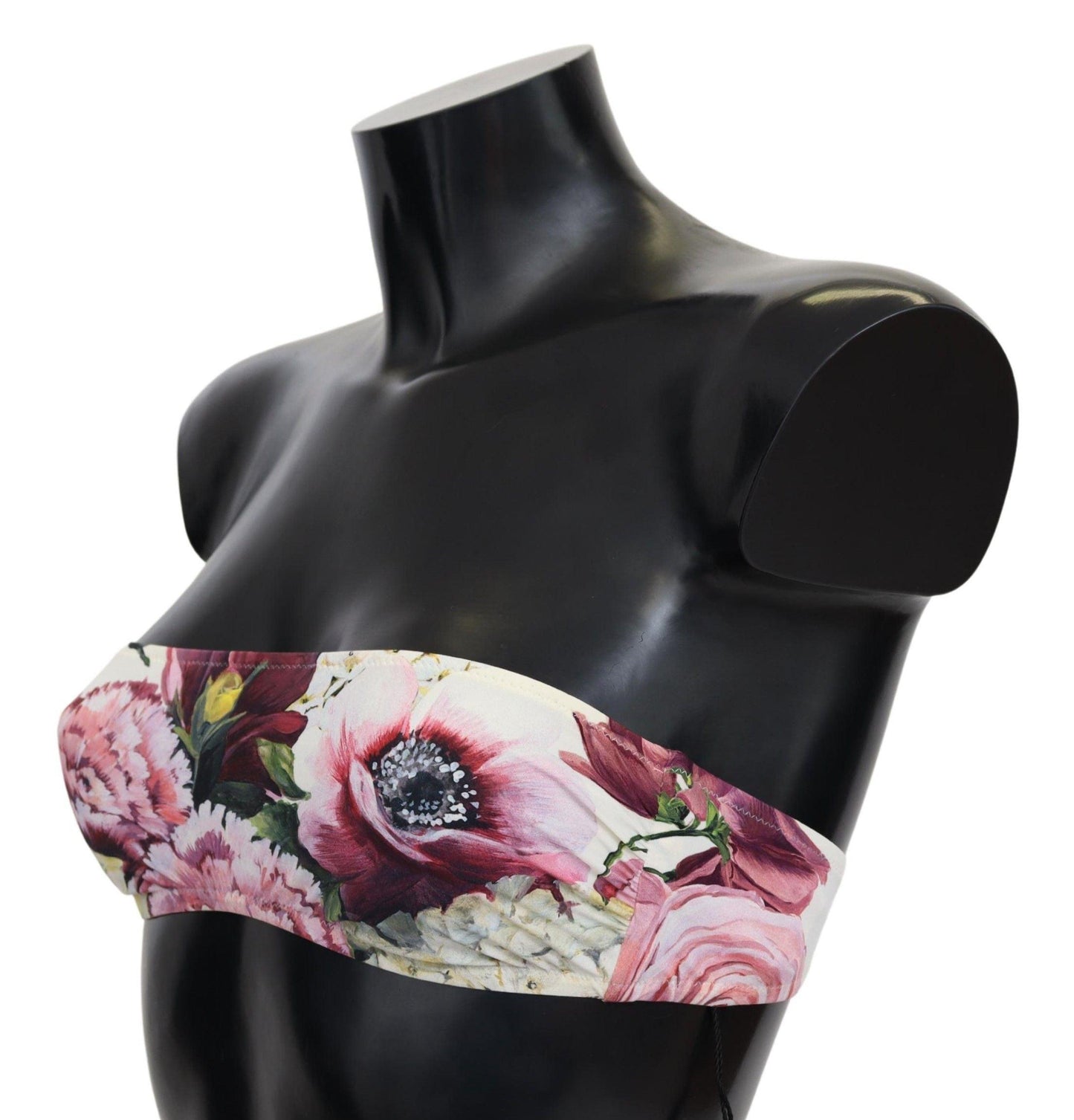 Dolce & Gabbana Multicolor Floral Bikini Top - Elegant Summer Wear - PER.FASHION