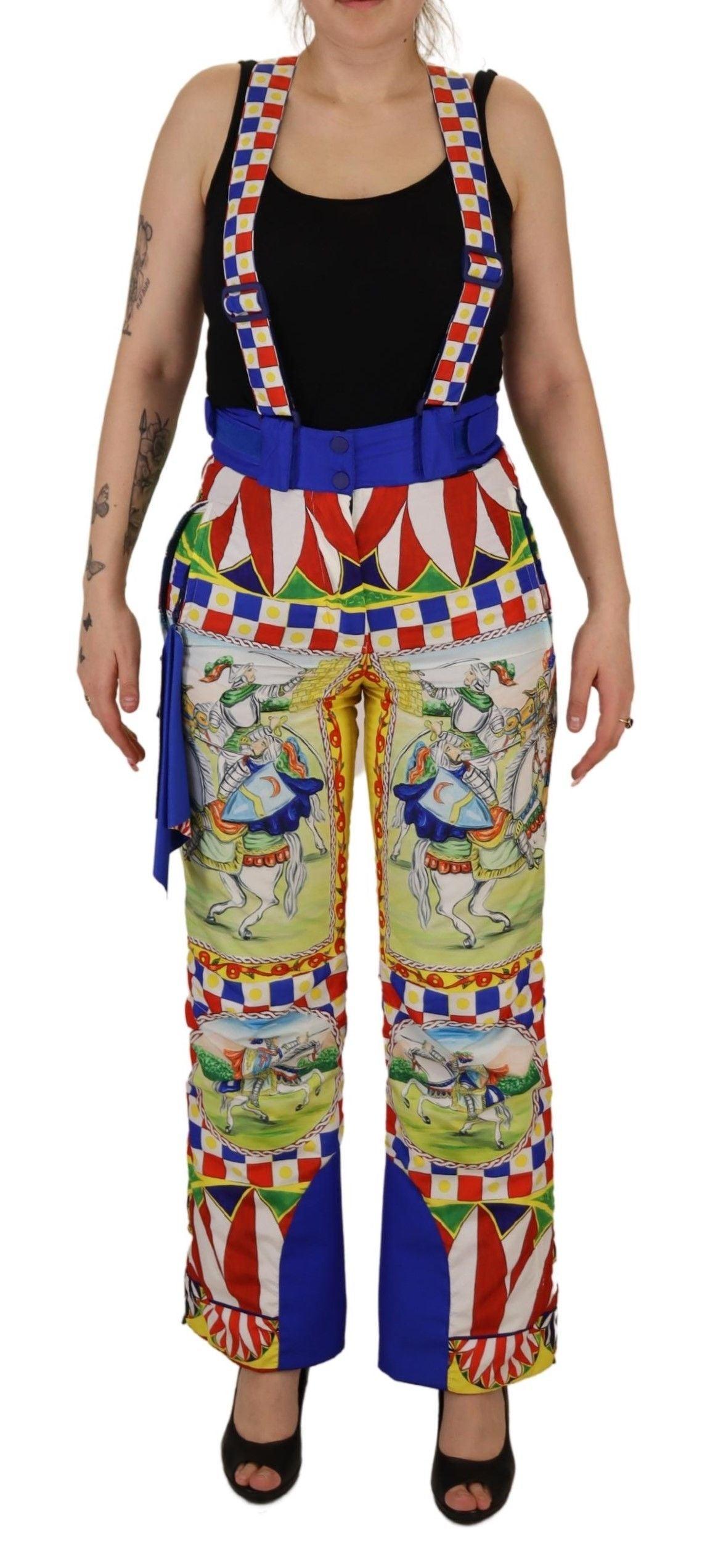 Dolce & Gabbana Multicolor High Waist Snow Pants - PER.FASHION