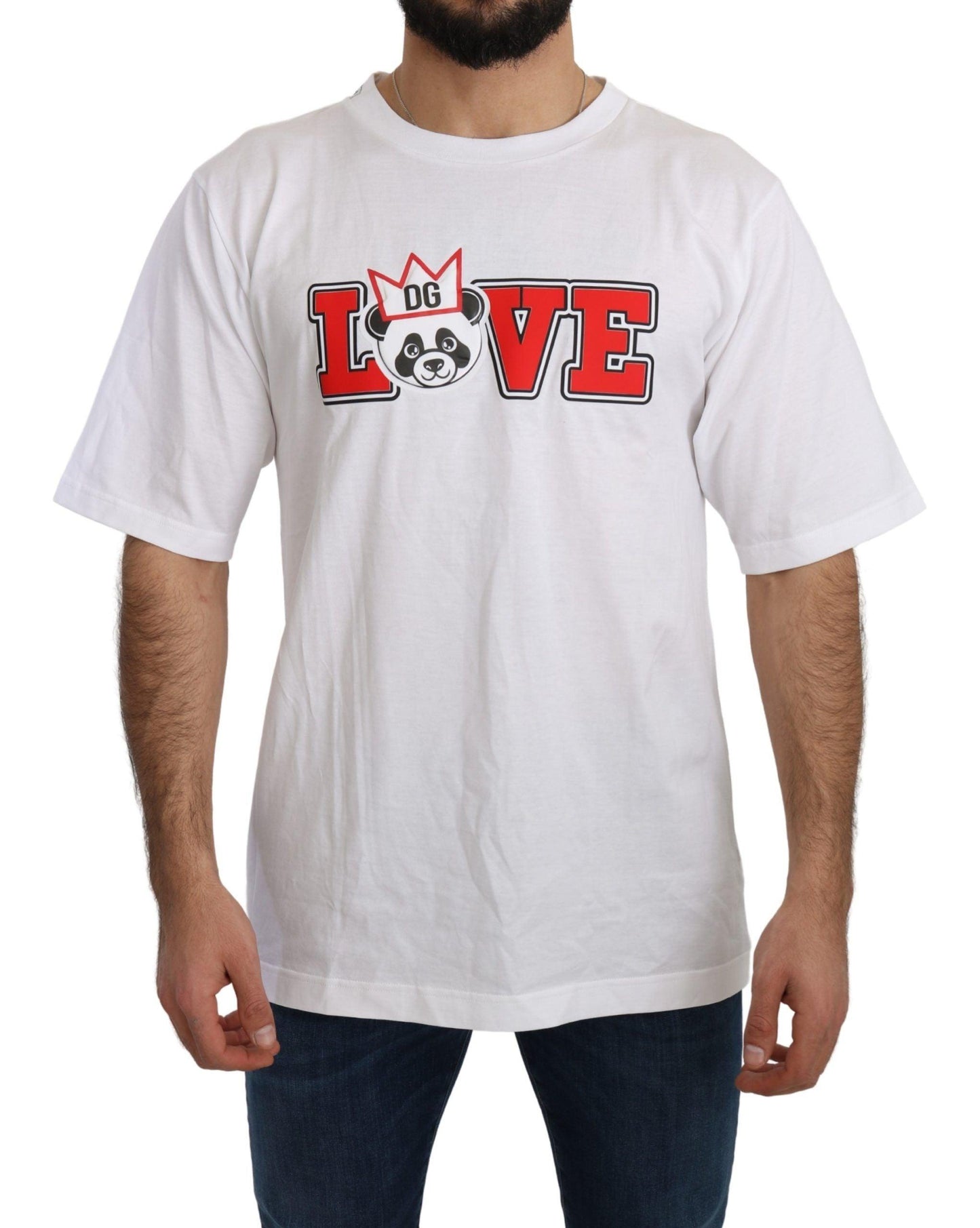 Dolce & Gabbana Panda Love Slim Fit Crewneck Tee - PER.FASHION