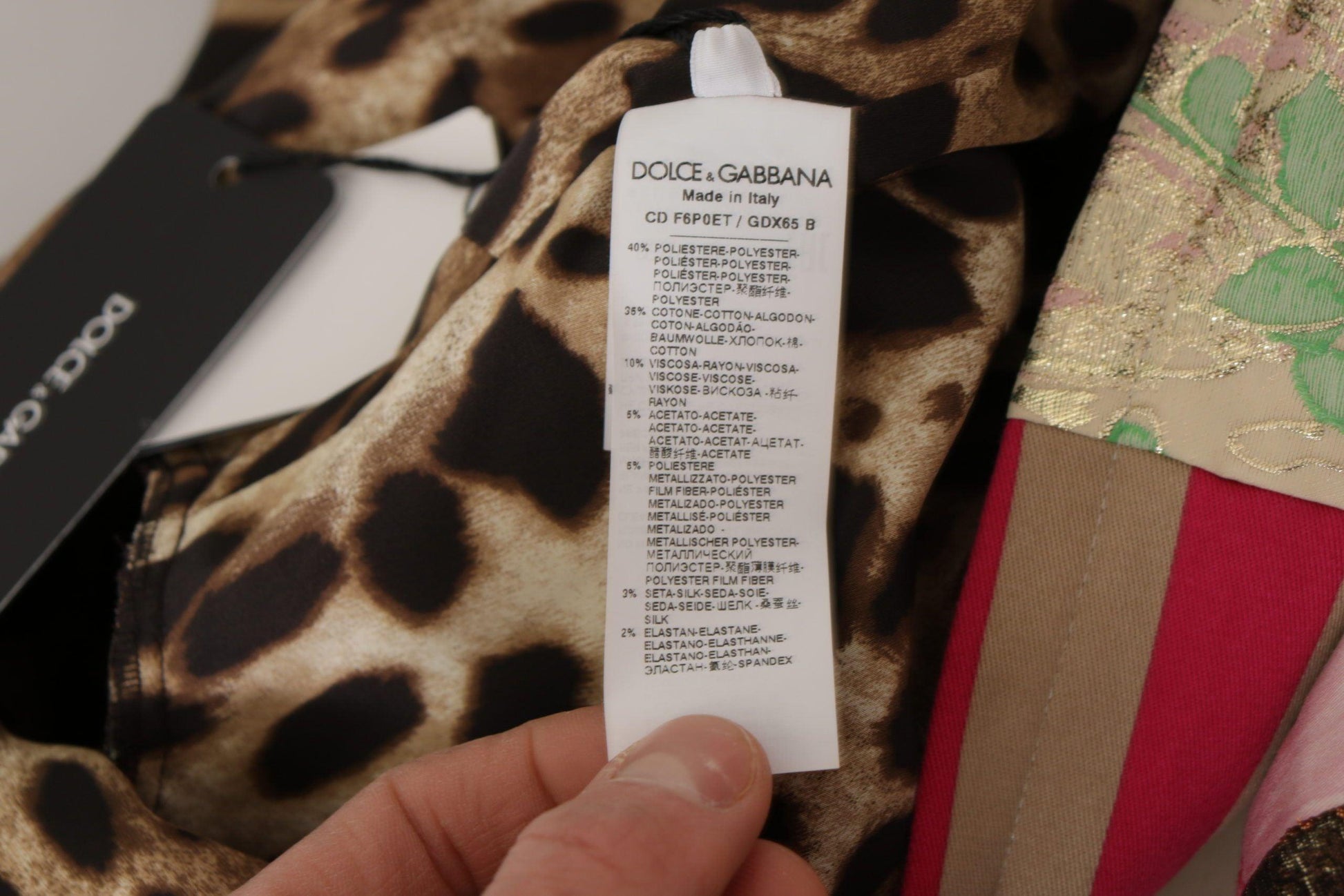 Dolce & Gabbana Patchwork Sheath Mini Dress - Multicolor Elegance - PER.FASHION