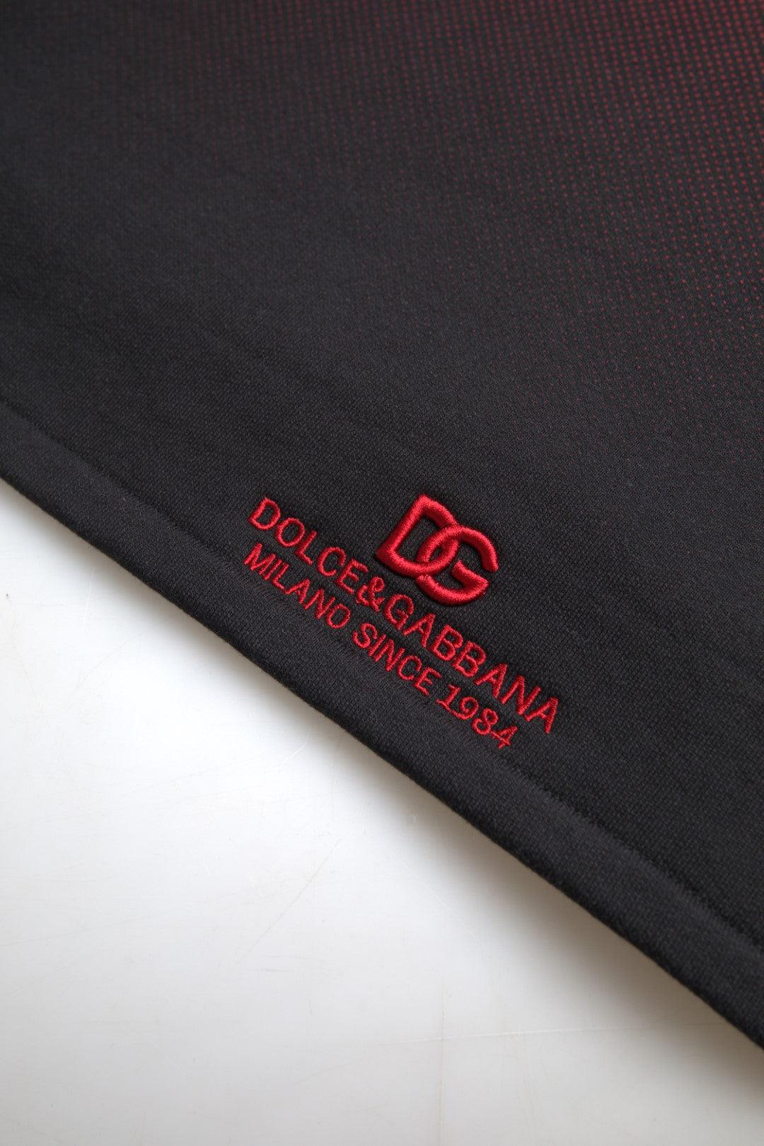 Dolce & Gabbana Red Leopard Print Cotton Tank Top - PER.FASHION